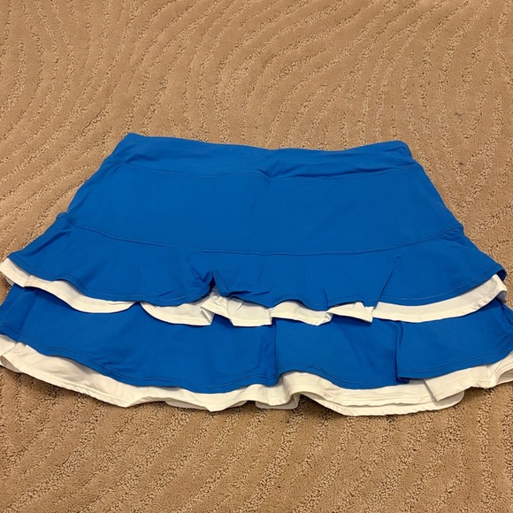 Lilly Pulitzer Blue and White Mini Skirt - Picture 4 of 4
